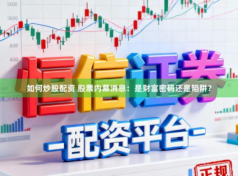 如何炒股配资 股票内幕消息：是财富密码还是陷阱？